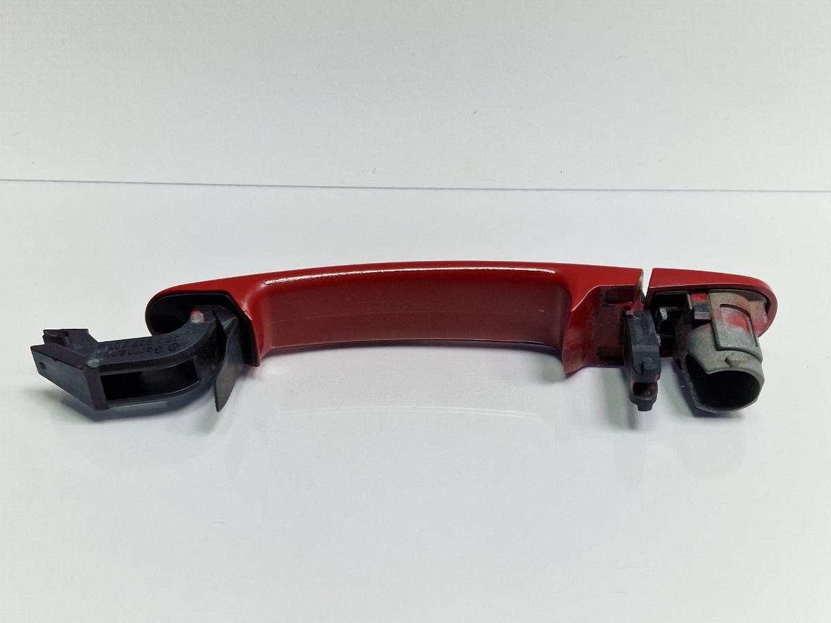 Maner exterior usa stanga spate SKODA OCTAVIA II Combi 1Z5 2004 - 2013 rosu LF3K 3B0837207