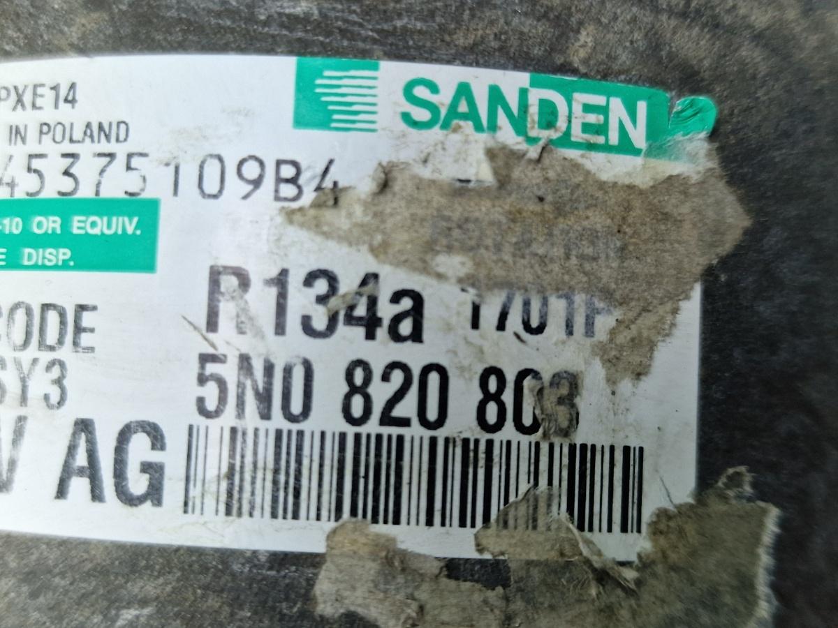 Compresor AC VOLKSWAGEN TOURAN 1T1, 1T2 2003 - 2010 1.9 TDI BKC SANDEN 5N0820803
