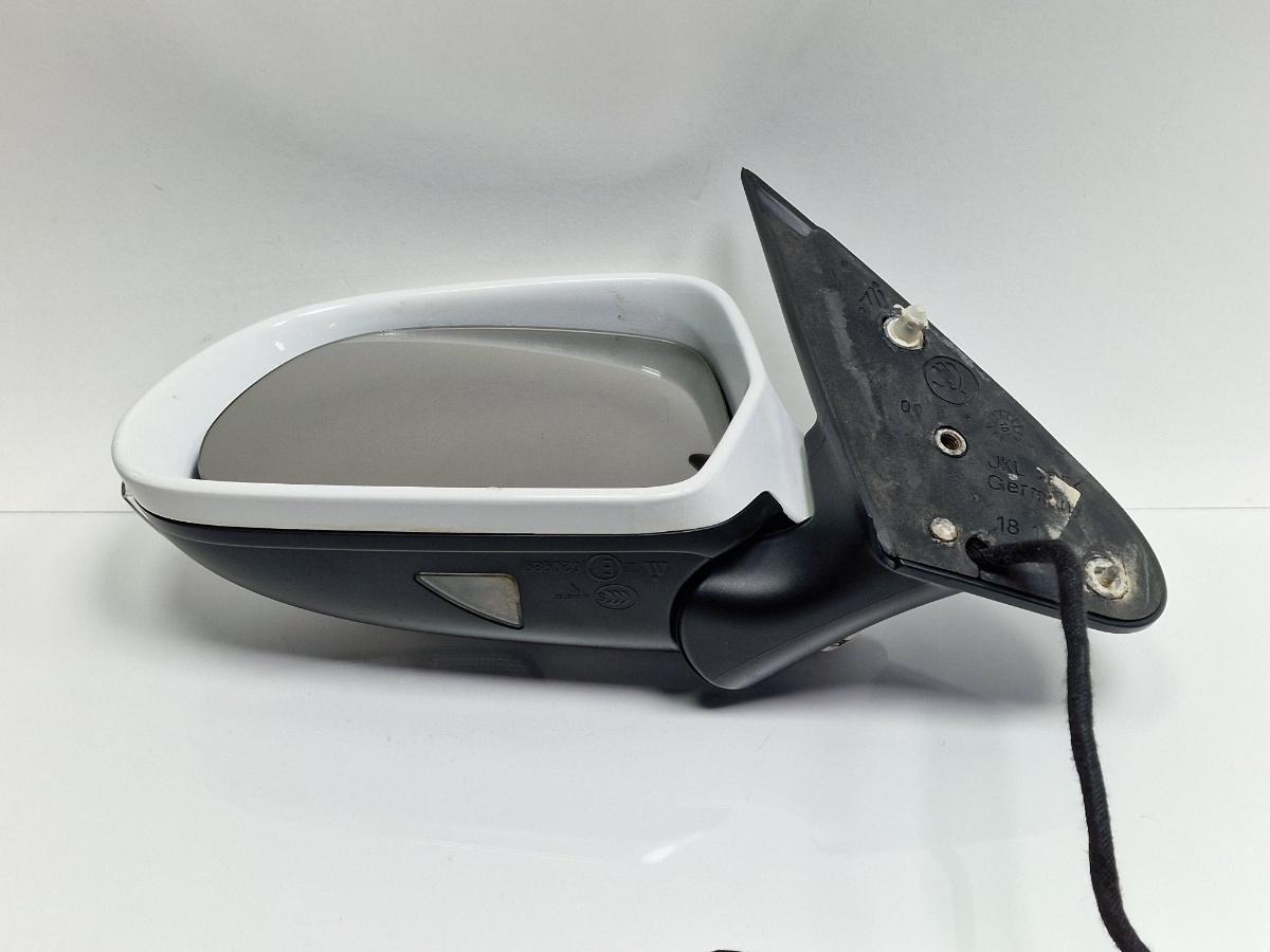 Oglinda electrica stanga SKODA OCTAVIA 1Z3 2010 - 2013 2.0 TDI 16V alb 9P / F9E 1Z2857507AB volan dreapta