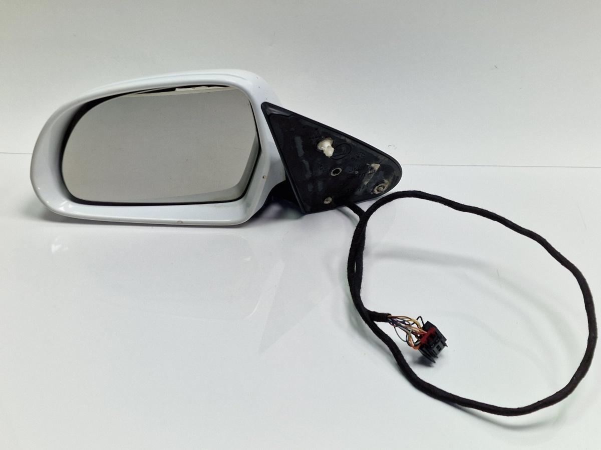 Oglinda electrica stanga SKODA OCTAVIA 1Z3 2010 - 2013 2.0 TDI 16V alb 9P / F9E 1Z2857507AB volan dreapta