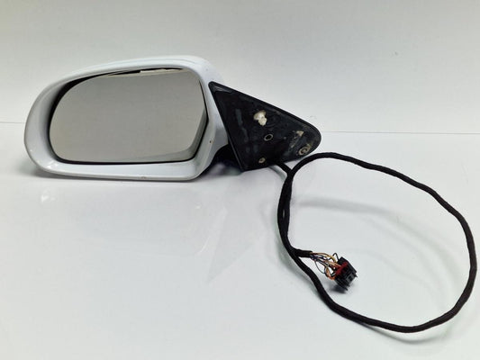 Oglinda electrica stanga SKODA OCTAVIA 1Z3 2010 - 2013 2.0 TDI 16V alb 9P / F9E 1Z2857507AB volan dreapta