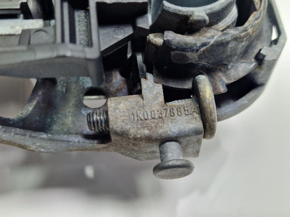 Maner/suport exterior usa stanga spate SKODA OCTAVIA 1Z3 2004 - 2013 alb 9P / F9E 1K0837885A