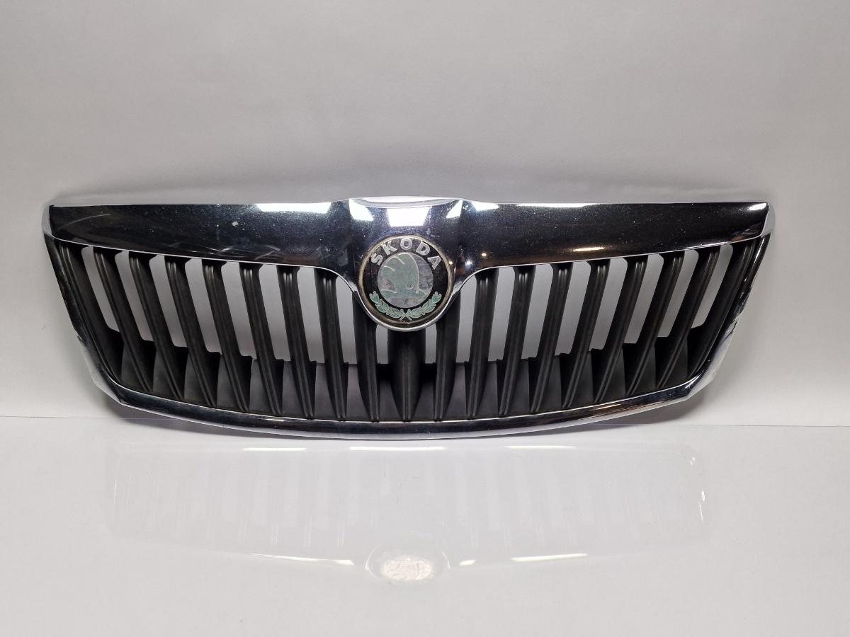 Grila radiator bara fata SKODA OCTAVIA 2 Facelift 2009 - 2013 1Z0853668A