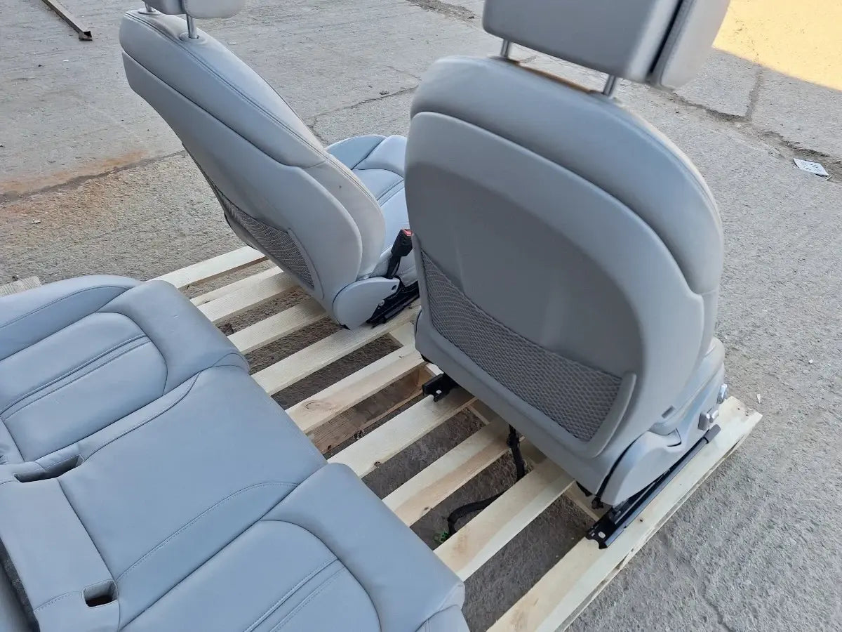 Set scaune auto de piele gri AUDI A6 IV Avant 4G5, C7, 4GD 2011 - 2018