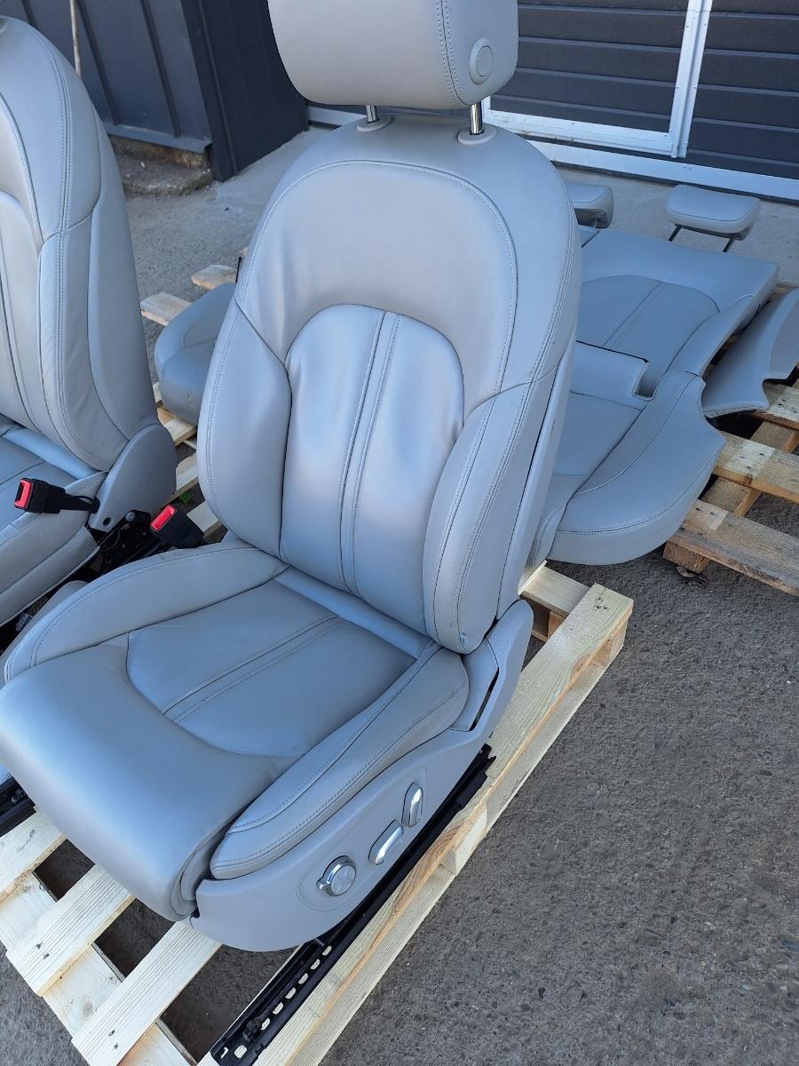Set scaune auto de piele gri AUDI A6 IV Avant 4G5, C7, 4GD 2011 - 2018