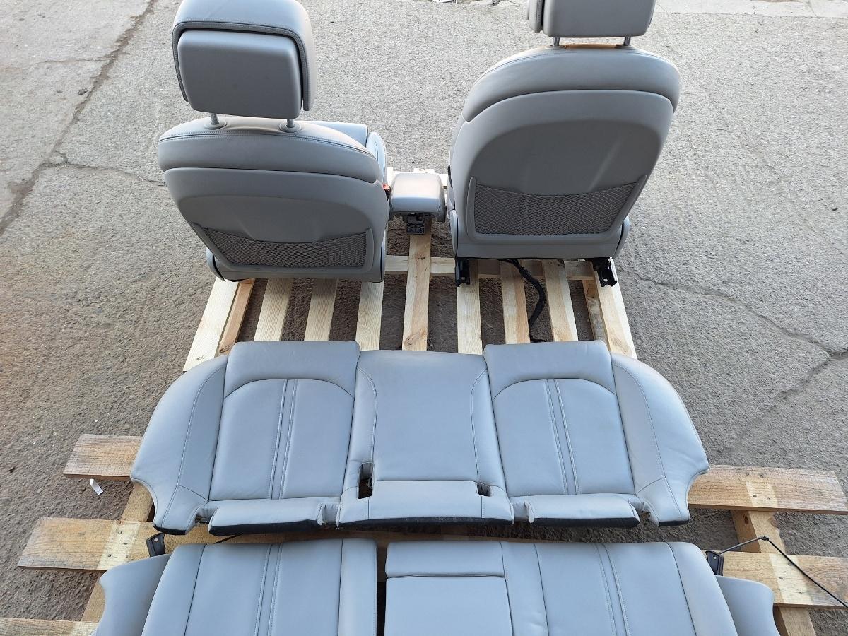 Set scaune auto de piele gri AUDI A6 IV Avant 4G5, C7, 4GD 2011 - 2018
