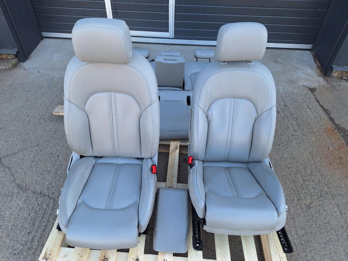 Set scaune auto de piele gri AUDI A6 IV Avant 4G5, C7, 4GD 2011 - 2018
