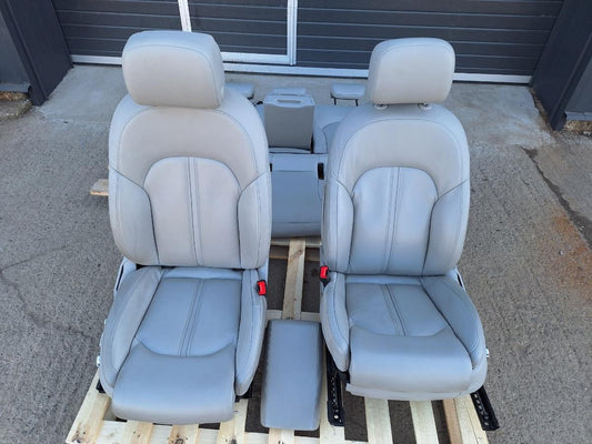 Set scaune auto de piele gri AUDI A6 IV Avant 4G5, C7, 4GD 2011 - 2018