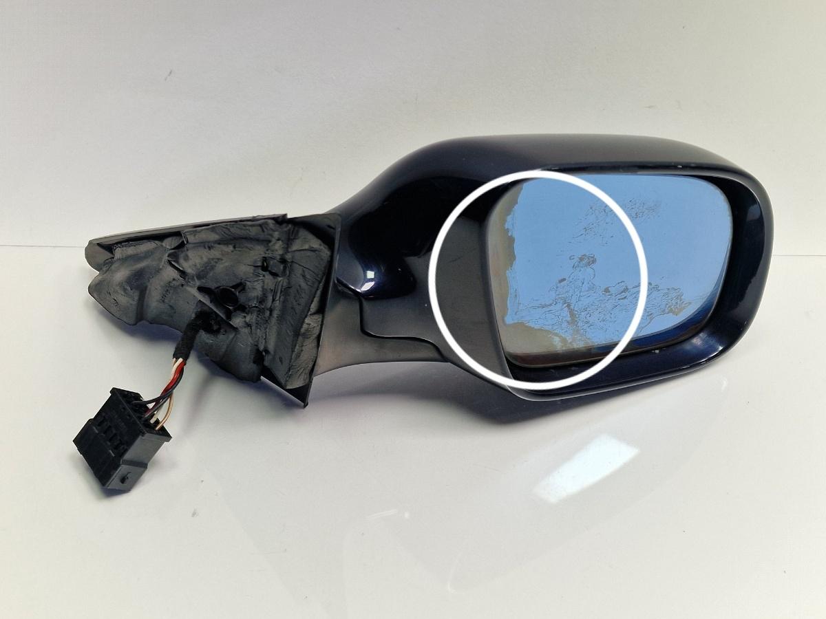 Oglinda electrica dreapta AUDI A4 Avant 8D5, B5 1994 - 2001 albastru LZ5L 8D0857544