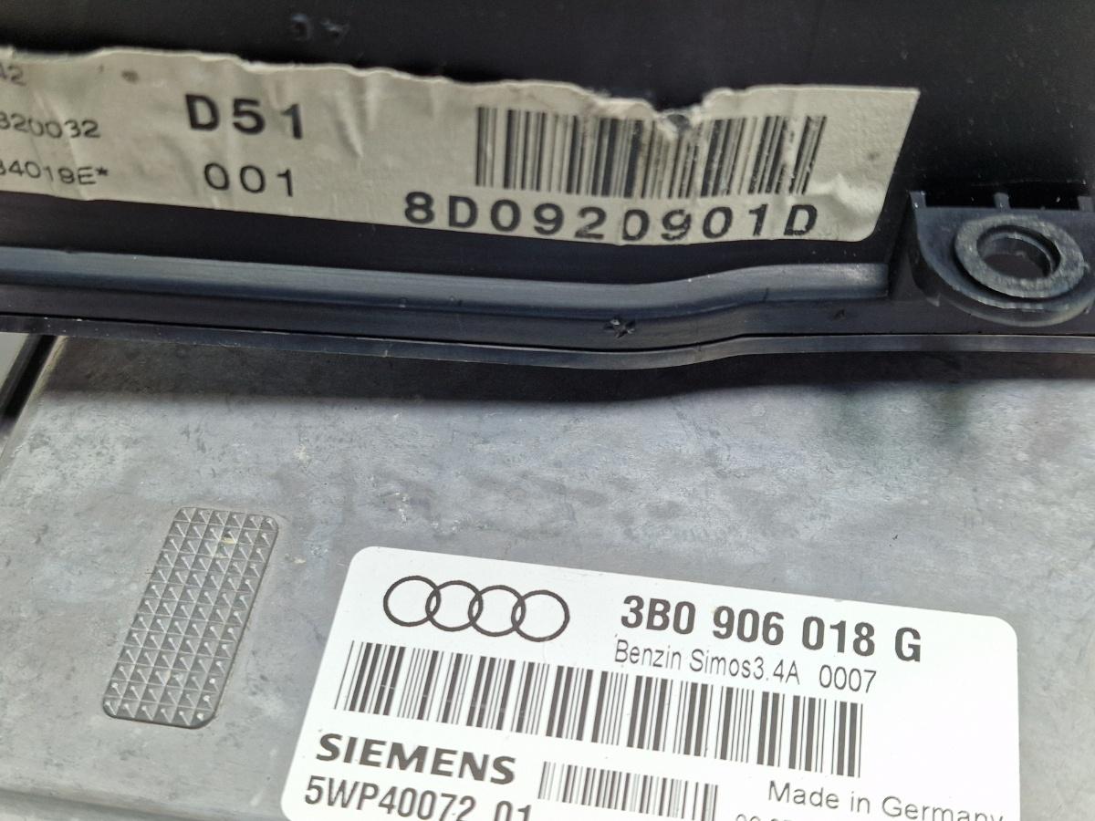 Kit de pornire AUDI A4 Avant 8D5, B5 1994 - 2001 1.6 1.6 1.6 ALZ SIEMENS 5WP4007201 3B0906018G