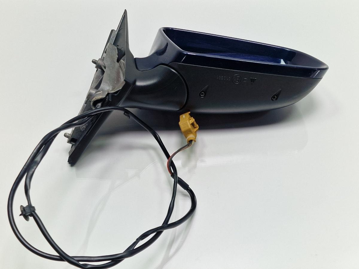 Oglinda electrica dreapta AUDI A4 III Avant 8ED, B7 2004 - 2008 albastru LZ5J 8E1 858 532 AA