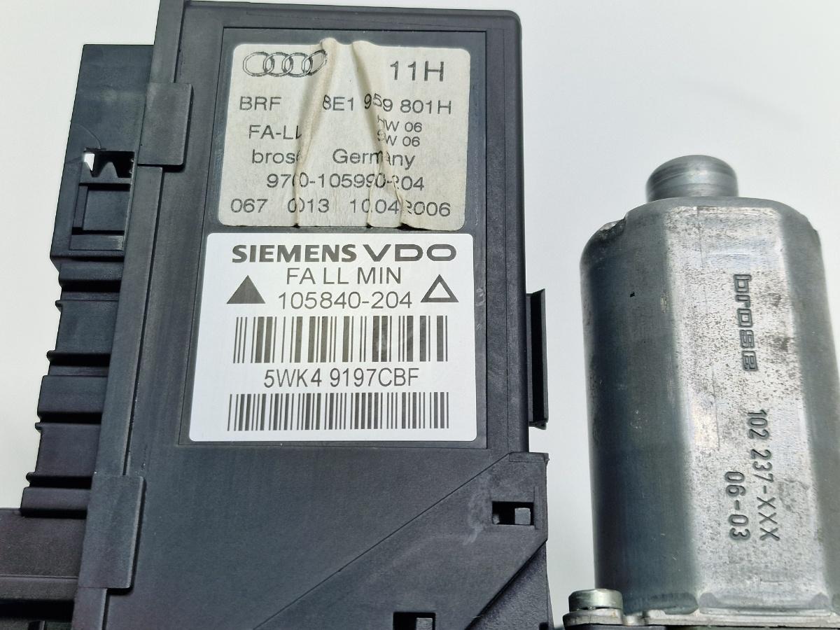 Motoras macara stanga fata AUDI A4 III Avant 8ED, B7 2004 - 2008 2.5 TDI BDG BOSCH 0130821765 8E1959801H