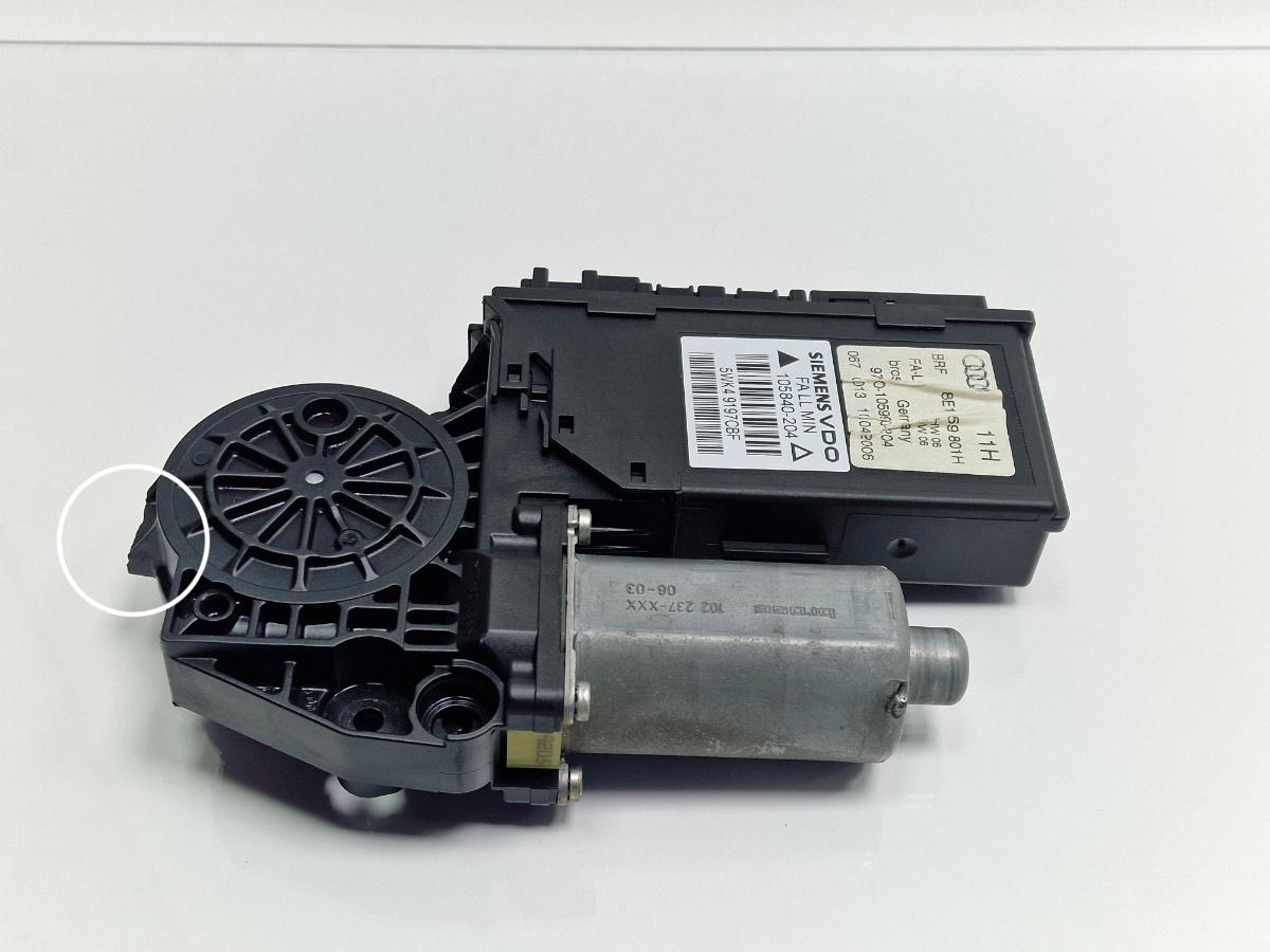 Motoras macara stanga fata AUDI A4 III Avant 8ED, B7 2004 - 2008 2.5 TDI BDG BOSCH 0130821765 8E1959801H