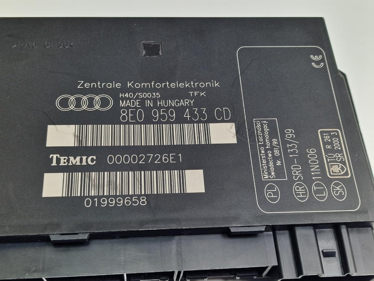 Modul confort AUDI A4 III Avant 8ED, B7 2004 - 2008 2.5 TDI BDG 8E0959433CD