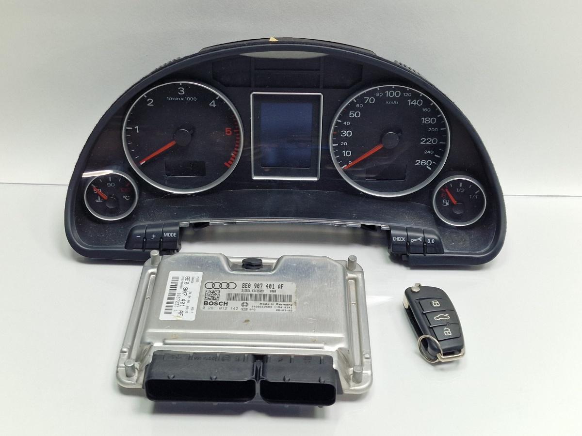 Kit de pornire AUDI A4 III Avant 8ED, B7 2004 - 2008 2.5 TDI BDG BOSCH 0281012142 8E0907401AF