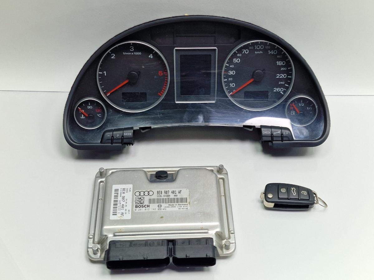 Kit de pornire AUDI A4 III Avant 8ED, B7 2004 - 2008 2.5 TDI BDG BOSCH 0281012142 8E0907401AF