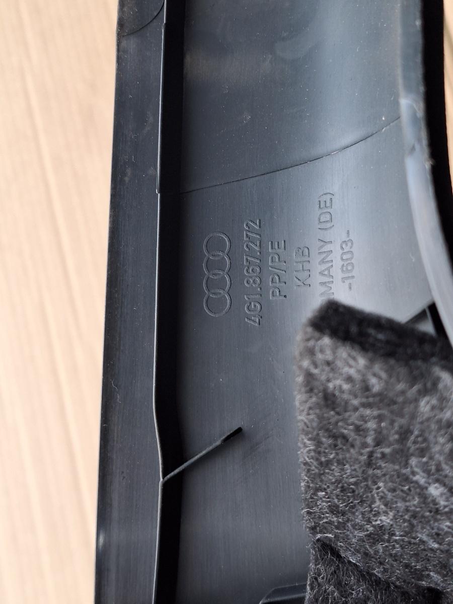 Ornament protectie praguri fata dreapta AUDI A6 IV Avant 4G5, C7, 4GD 2011 - 2018 2.0 TDI CSUD, DDCB 4G1867272