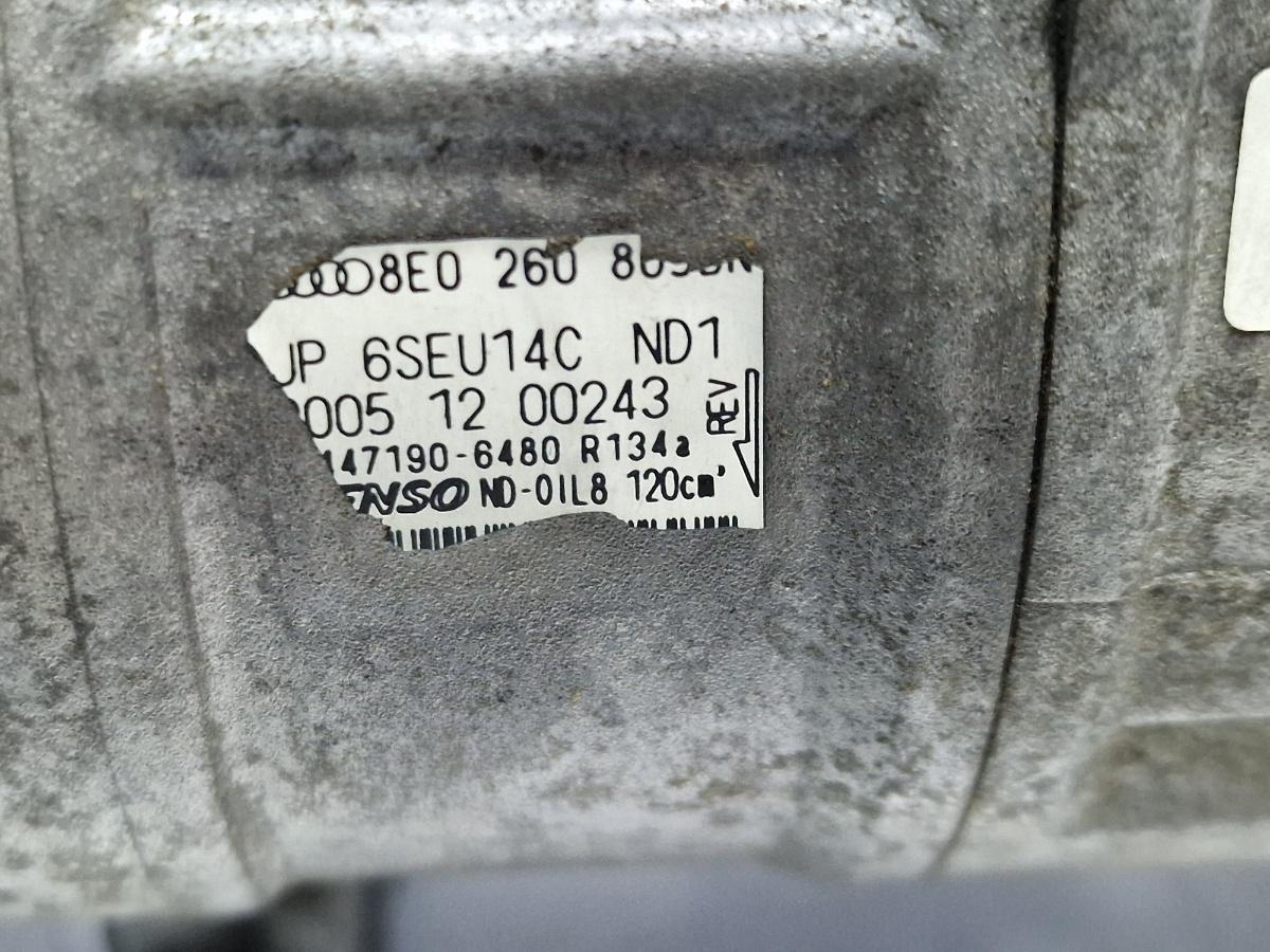 Compresor AC AUDI A4 III Avant 8ED, B7 2004 - 2008 2.5 TDI BDG Denso 8E0260805BN
