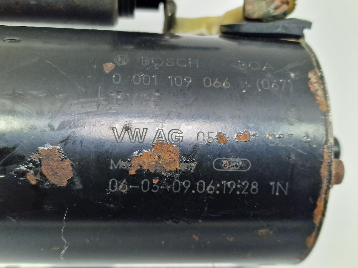 Electromotor AUDI A4 III Avant 8ED, B7 2004 - 2008 2.5 TDI BDG BOSCH 0001109066 059911023H
