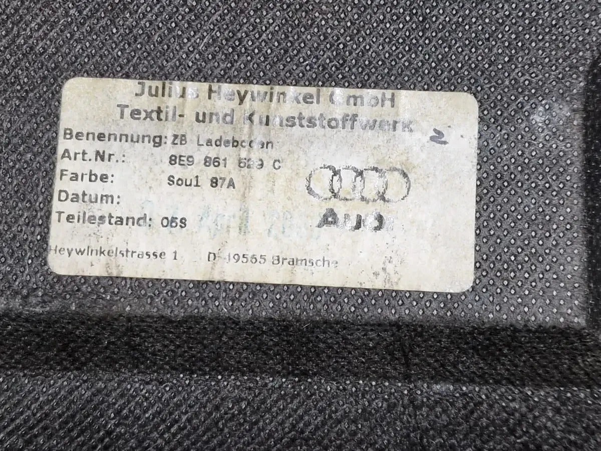 Mocheta portbagaj AUDI A4 III Avant 8ED, B7 2004 - 2008 2.5 TDI BDG 8E9861529C