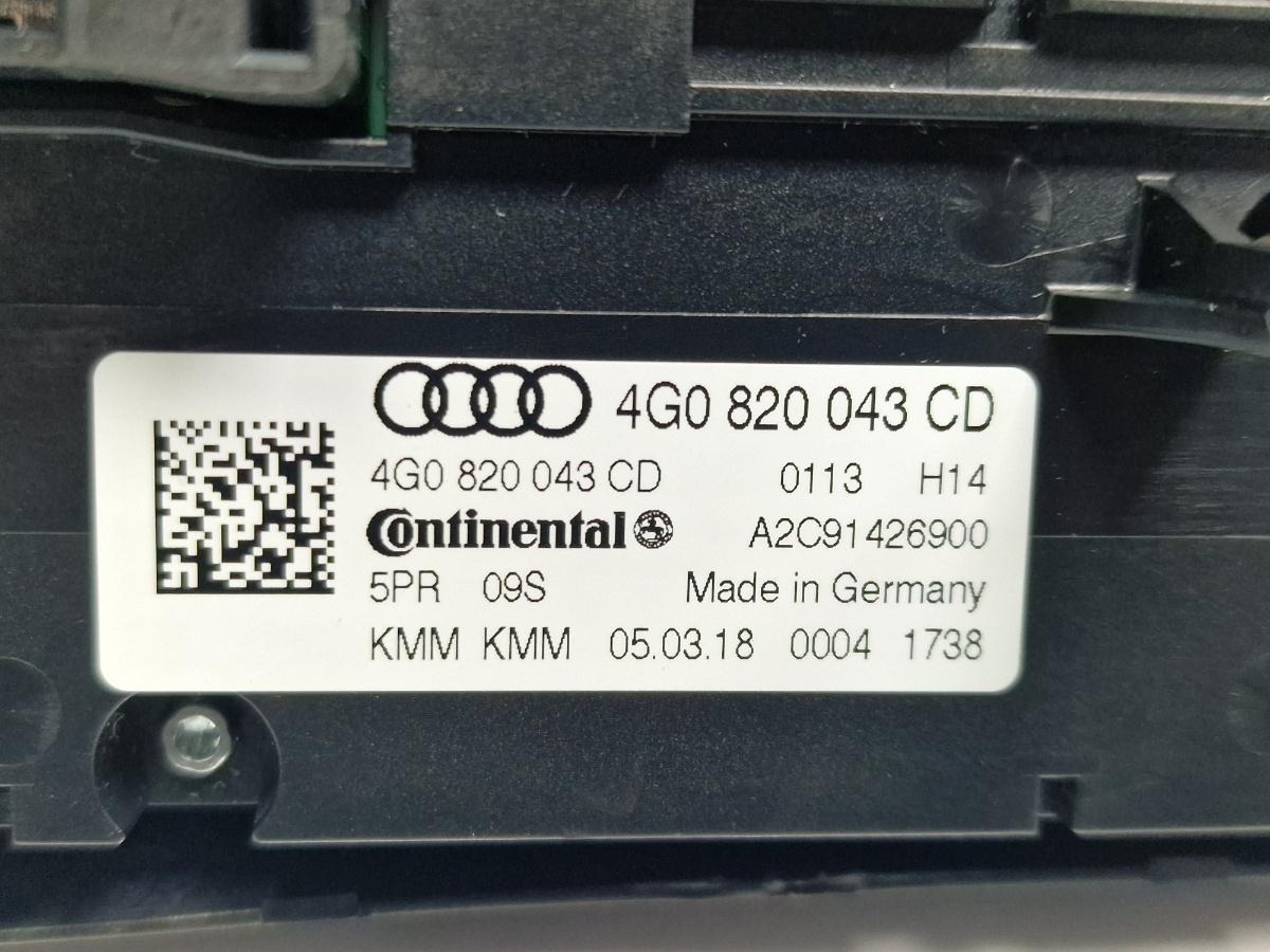 Panou clima AUDI A6 IV Avant 4G5, C7, 4GD 2011 - 2018 2.0 TDI CSUD, DDCB Continental 4G0820043CD