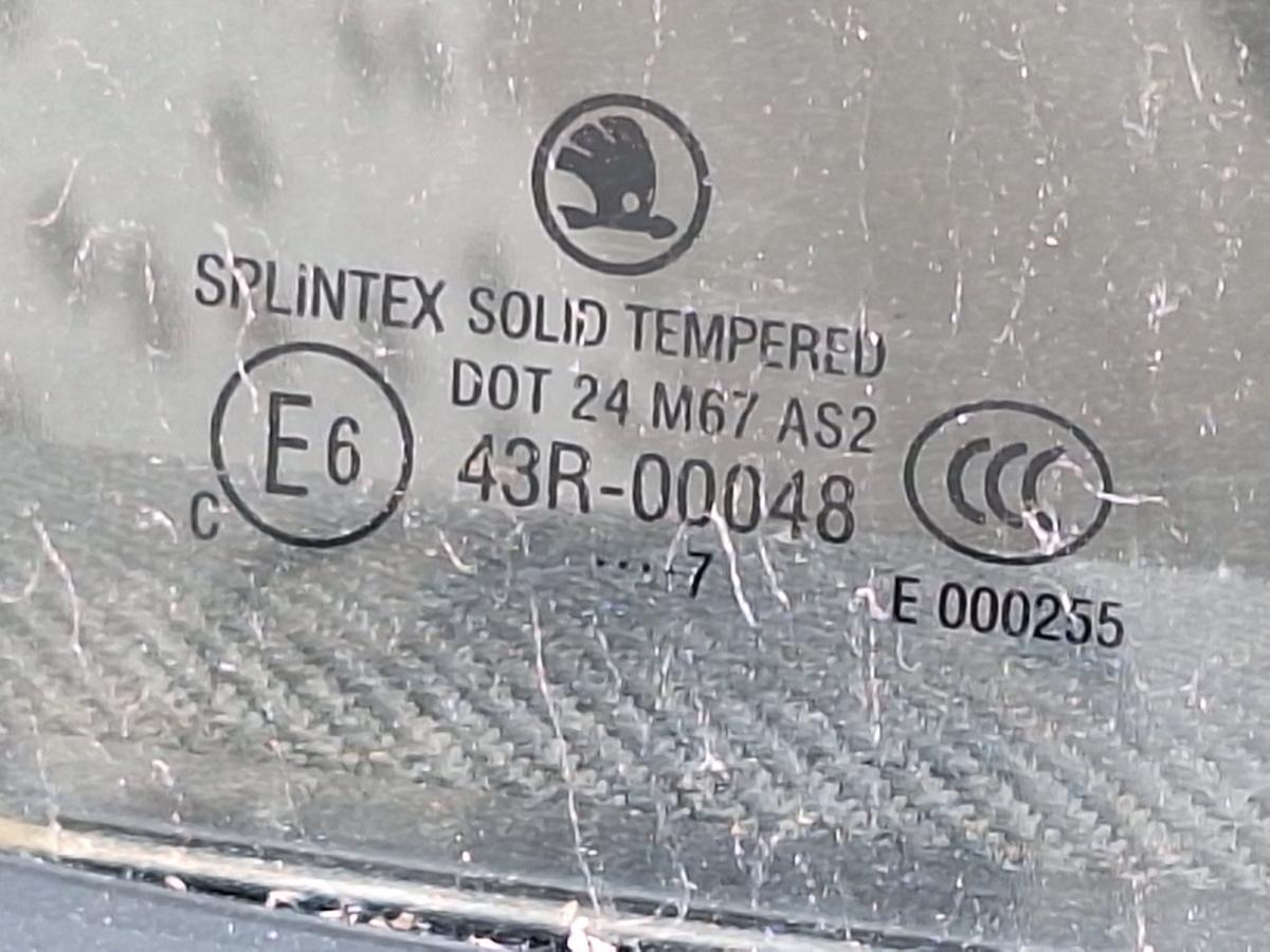 Geam portiera spate dreapta SKODA FABIA Combi 6Y5 2000 - 2007 1.2 1.2 1.2 AZQ, BME