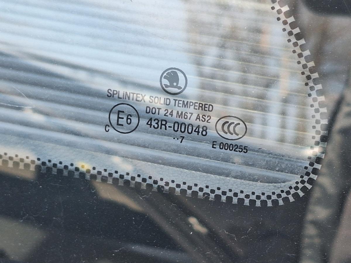 Geam lateral spate stanga SKODA FABIA Combi 6Y5 2007 1.2 BME 47KW|64HP 2007