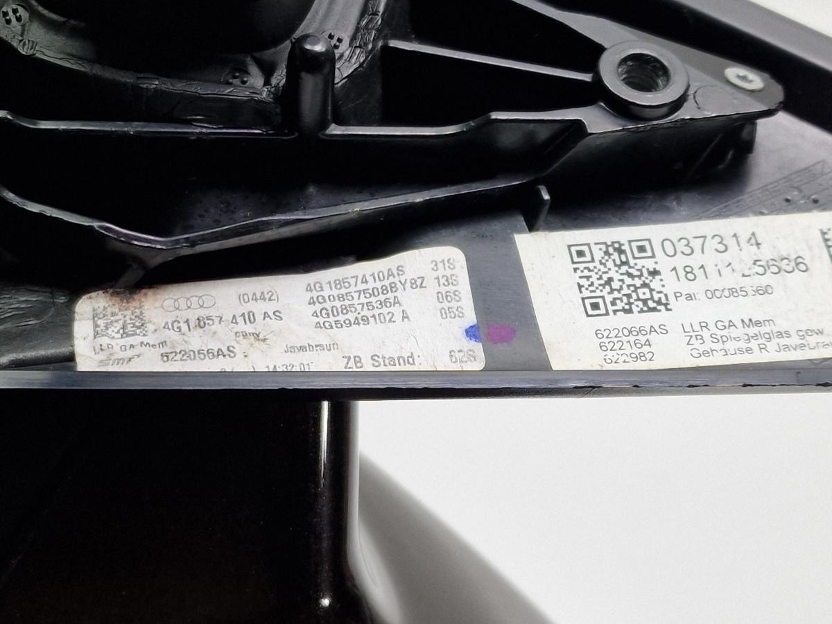 Oglinda electrica dreapta AUDI A6 IV Avant 4G5, C7, 4GD 2011 - 2018 maro LY8Z 4G1857410AS