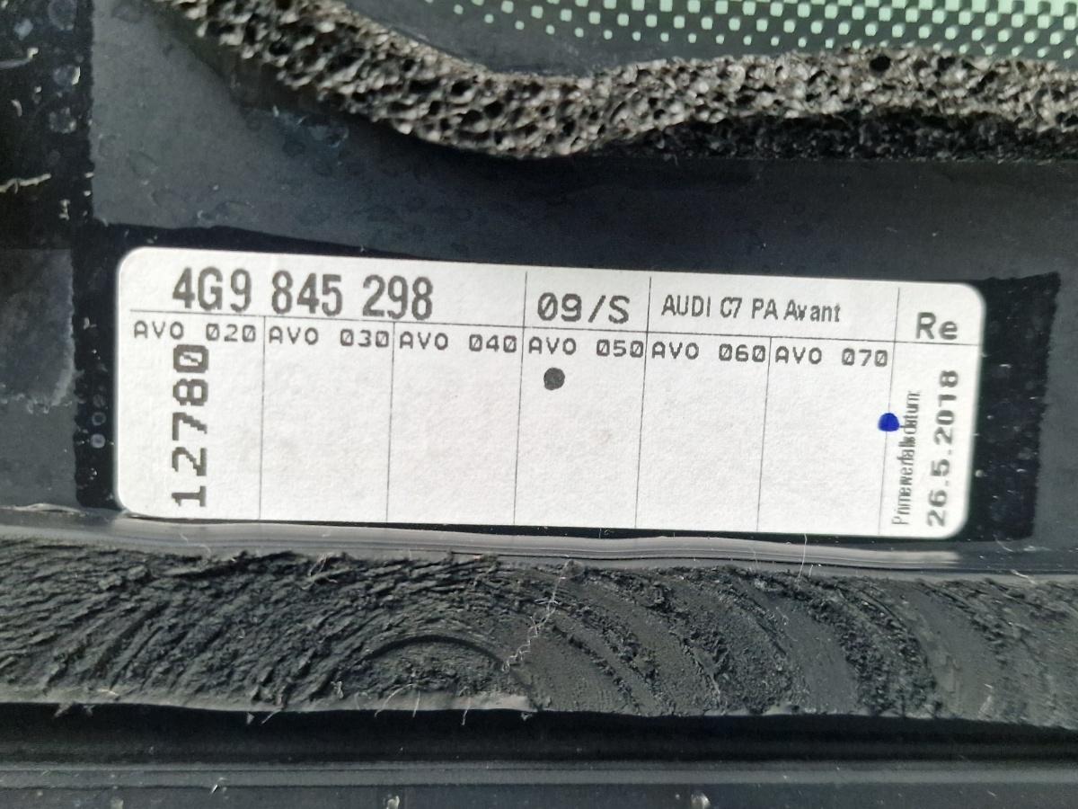 Geam lateral dreapta spate AUDI A6 IV Avant 4G5, C7, 4GD 2011 - 2018 2.0 TDI CSUD, DDCB 43R-004343 4G9845298