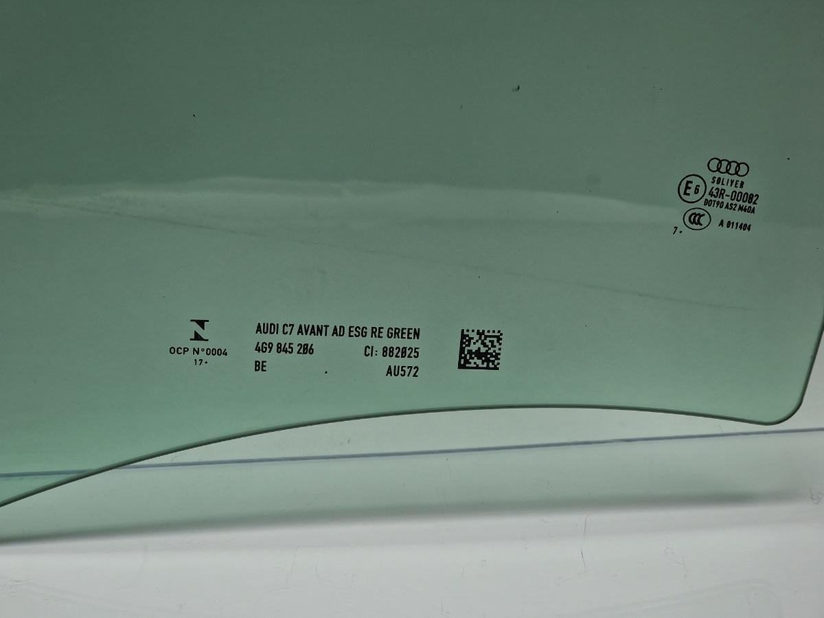 Geam usa dreapta spate AUDI A6 IV Avant 4G5, C7, 4GD 2011 - 2018 2.0 TDI CSUD, DDCB SOLIVER 43R-00082 4G9845206
