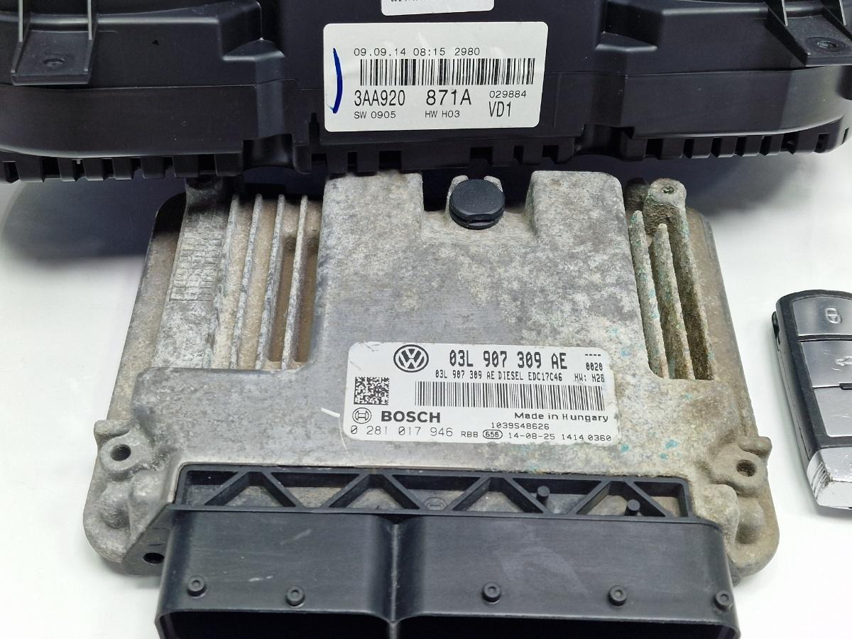 Kit de pornire VOLKSWAGEN PASSAT 365 2010 - 2014 2.0 2.0 TDi BlueMotion CFFB BOSCH 0281017946 03L907309AE