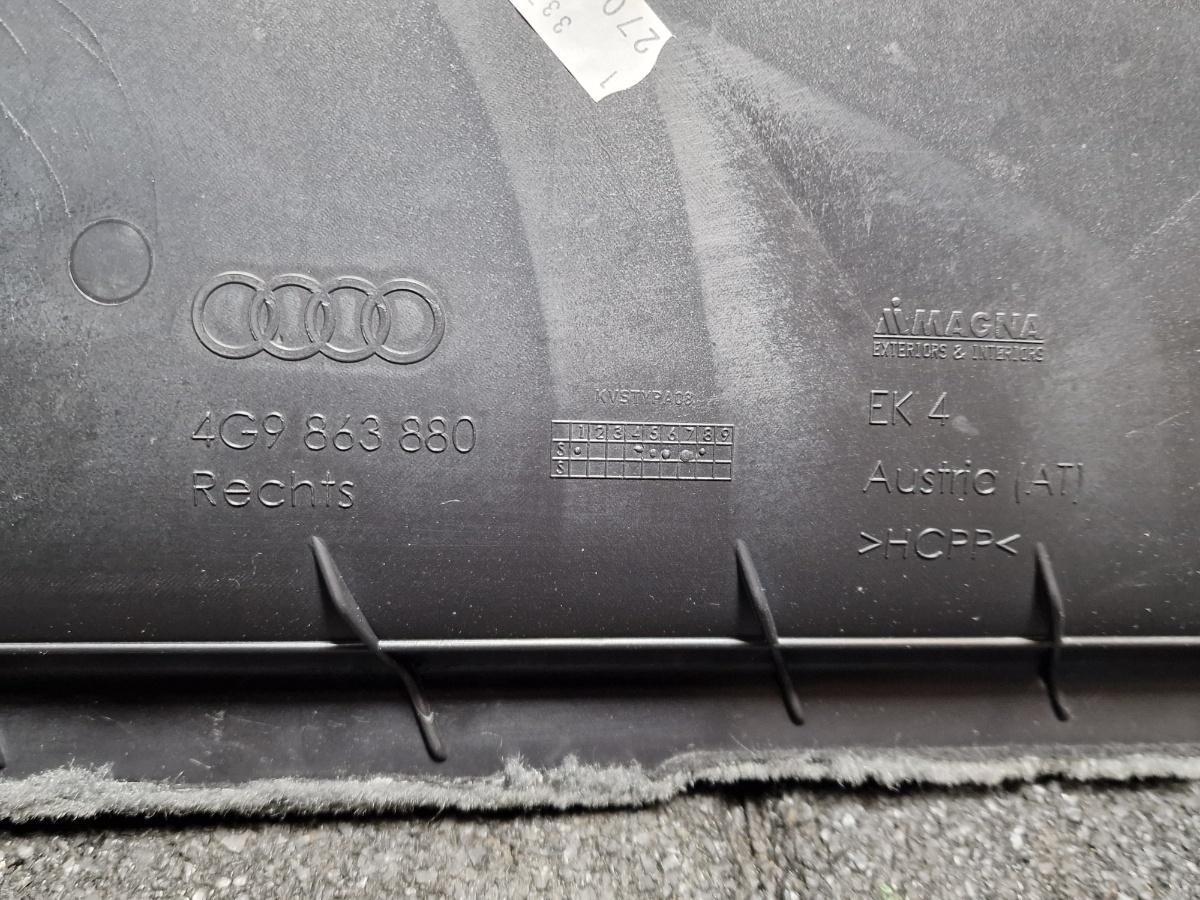 Ornament lateral portbagaj dreapta AUDI A6 IV Avant 4G5, C7, 4GD 2011 - 2018 2.0 TDI CSUD, DDCB 4G9863880