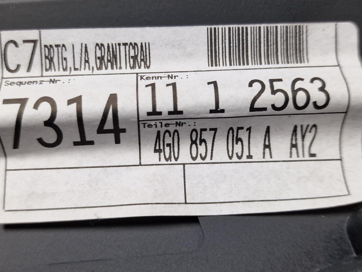 Ornament plansa bord AUDI A6 IV Avant 4G5, C7, 4GD 2011 - 2018 2.0 TDI CSUD, DDCB 4G0857051A