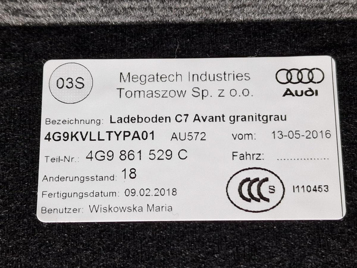 Mocheta portbagaj AUDI A6 IV Avant 4G5, C7, 4GD 2011 - 2018 2.0 TDI CSUD, DDCB 4G9861529C