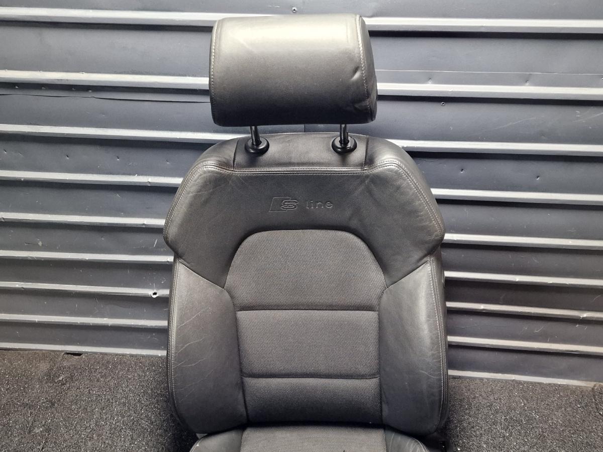 Scaun piele cu alcantara S line stanga fata AUDI A6 III Avant 4F5, C6 2005 - 2011 4F081105A