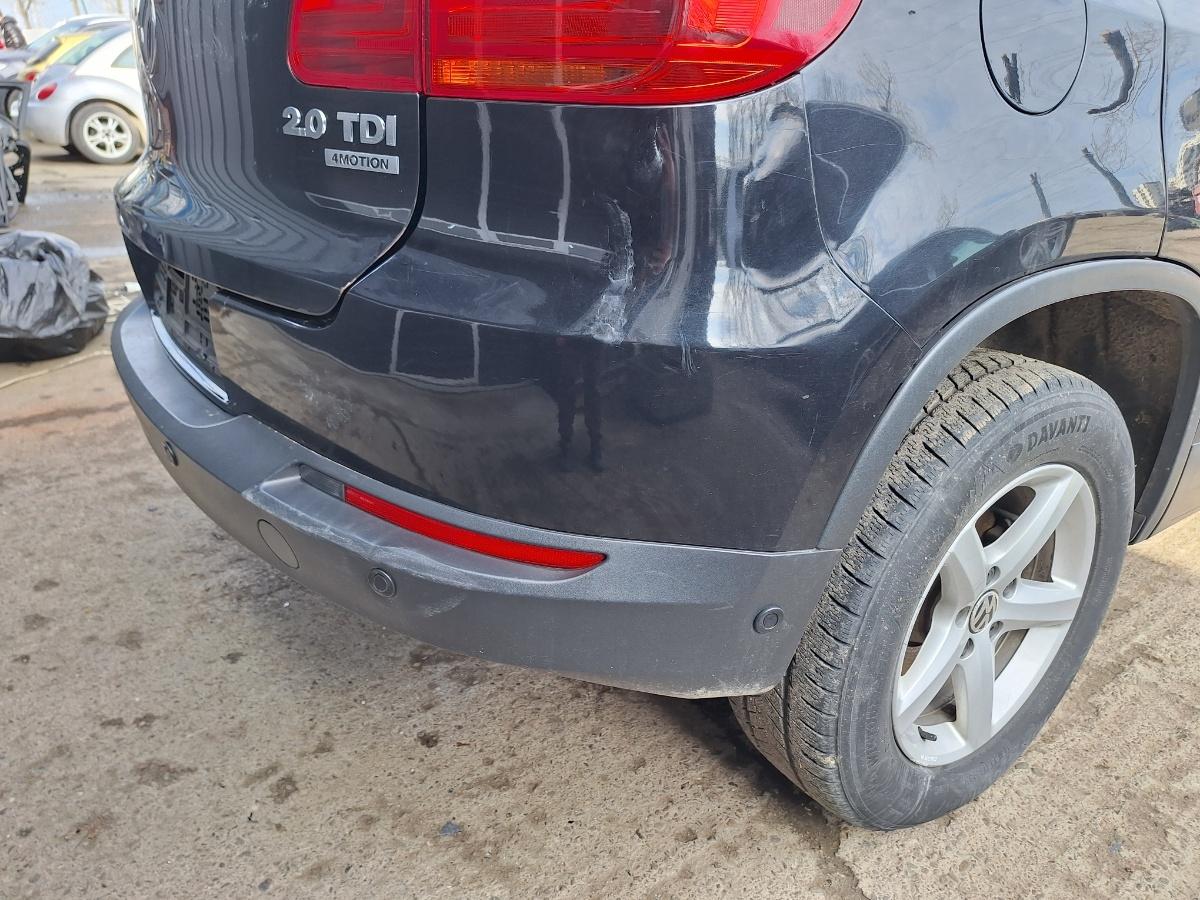 Bara spate VOLKSWAGEN TIGUAN 5N_ Facelift 2011- 2015 2.0 CFFB , cu gauri senzori , negru LC9X