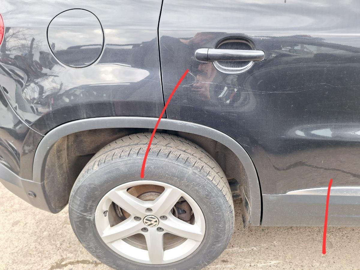 Pasaj aripa spate dreapta VOLKSWAGEN TIGUAN 5N_ Facelift 2011- 2015 2.0 CFFB