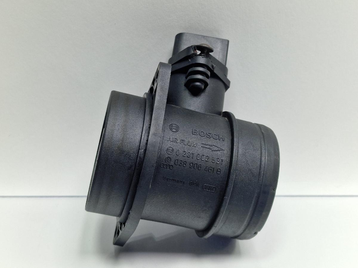 Debitmetru VOLKSWAGEN TOURAN 1T1, 1T2 2003 - 2010 1.9 TDI BKC, BLS, BXE BOSCH 0281002531 038906461B