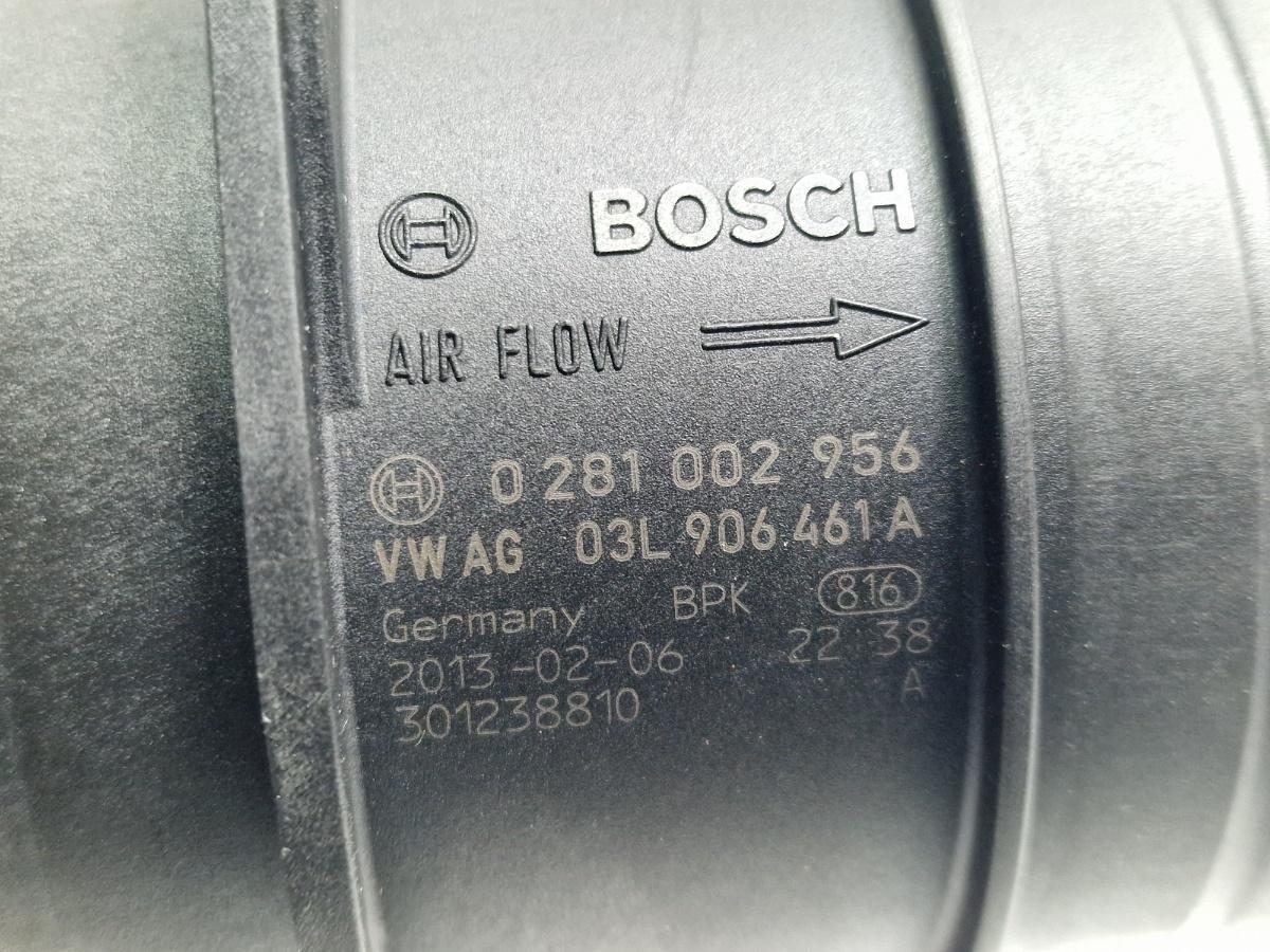 Debitmetru VOLKSWAGEN TIGUAN 5N_ 2007 -> 2.0 TDI CBAB, CFFB BOSCH 0281002956 03L906461A
