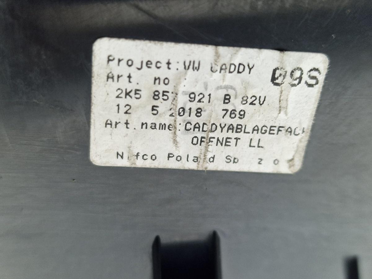Spatiu depozitare panou bord VOLKSWAGEN CADDY IV Estate SAB, SAJ 2015 -> 2.0 TDI CUUD, DFSD 2K5857921B