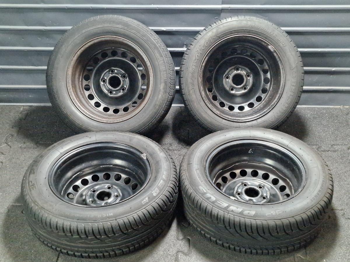 Roti cu anvelope de vara 195/60 R15 6Jx15H2 ET47 1K0601027C VOLKSWAGEN TOURAN 1T1, 1T2 2003 - 2010