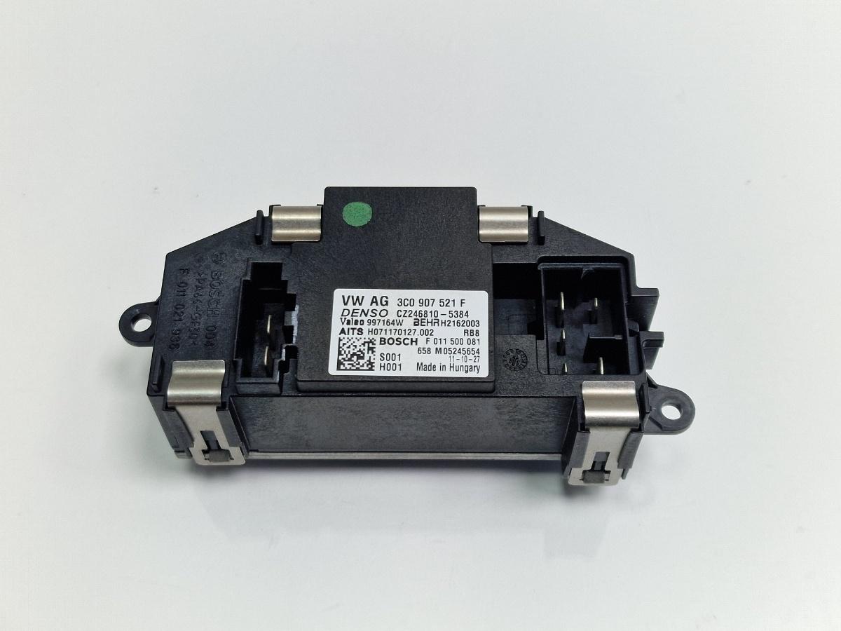 Rezistenta trepte aeroterma VOLKSWAGEN JETTA IV 162, 163, AV3, AV2 2009 -> 1.2 TSI CBZB BOSCH F 011 500 081 3C0907521F