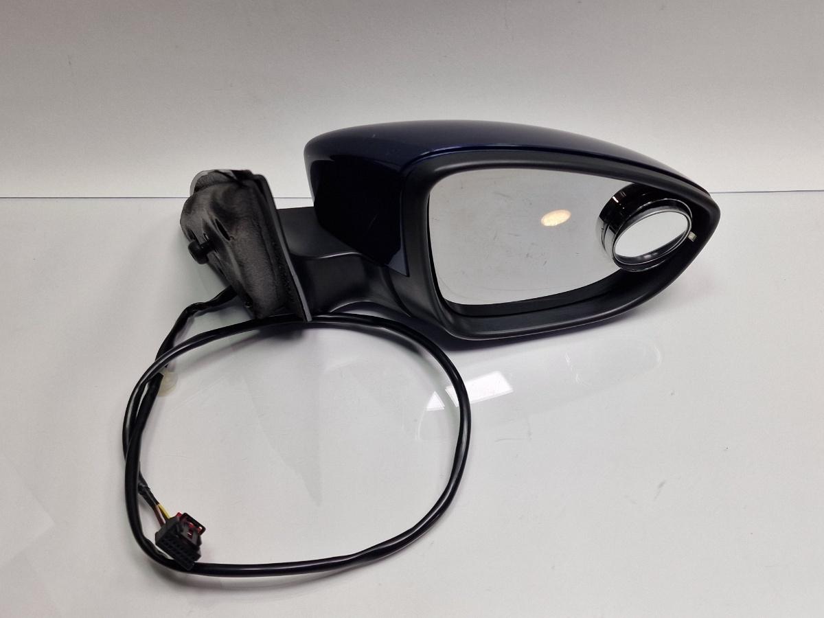 Oglinda electrica dreapta VOLKSWAGEN JETTA IV 162, 163, AV3, AV2 2009 -> albastru LP5W 5C7857508AB