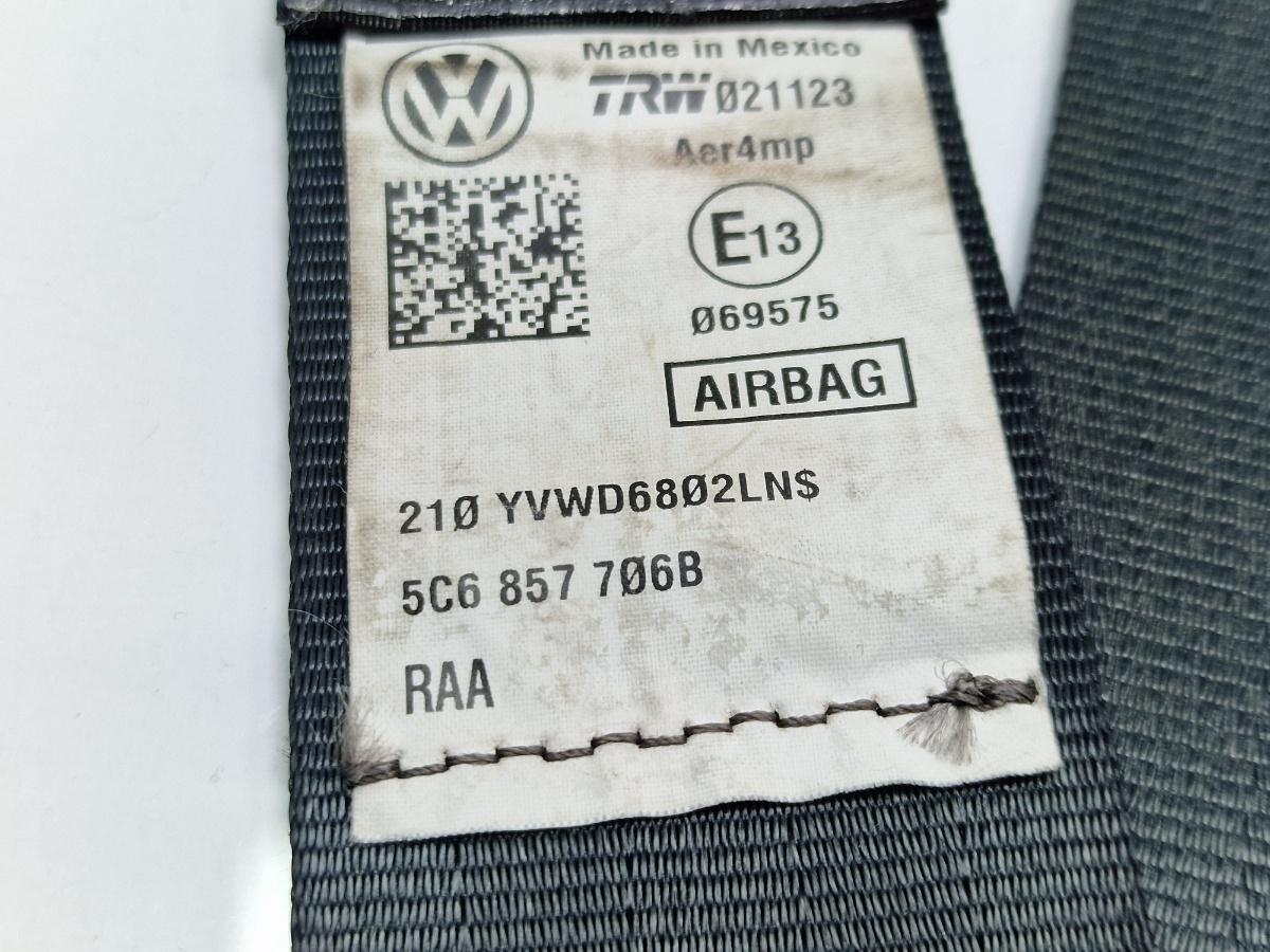 Centura de siguranta dreapta fata VOLKSWAGEN JETTA IV 162, 163, AV3, AV2 2009 -> 1.2 TSI CBZB 5C6857706B