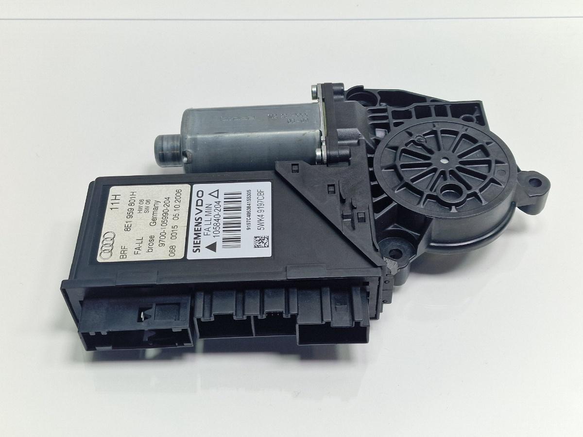 Motoras macara stanga fata AUDI A4 III 8EC, B7 2004 - 2008 2.0 2.0 TDI BPW BOSCH 0130821765 8E1959801H