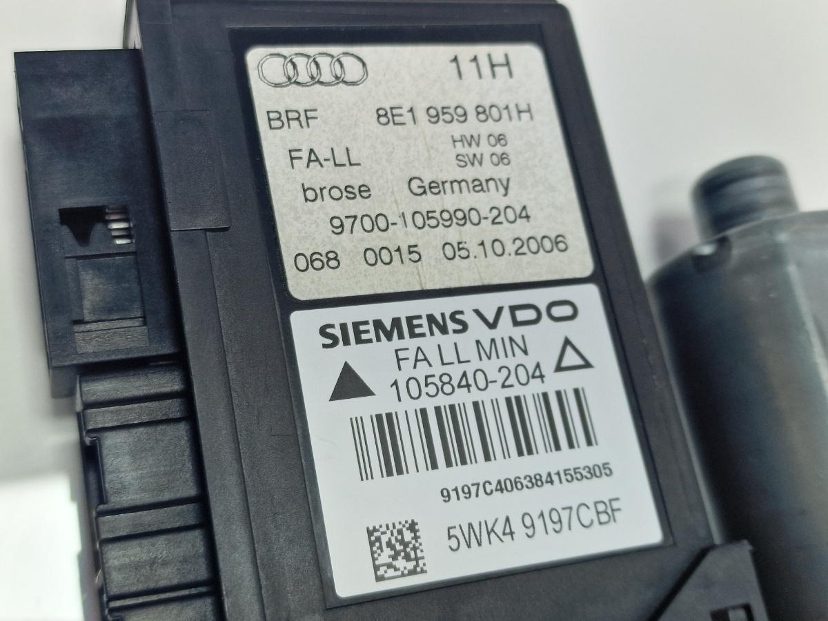 Motoras macara stanga fata AUDI A4 III 8EC, B7 2004 - 2008 2.0 2.0 TDI BPW BOSCH 0130821765 8E1959801H