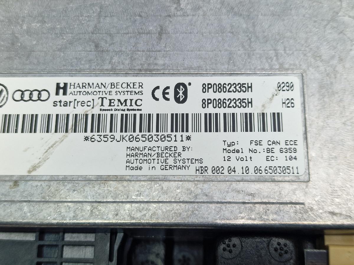 Modul bluetooth AUDI A4 III 8EC, B7 2004 - 2008 2.0 TDI BPW BECKER 8P0862335H