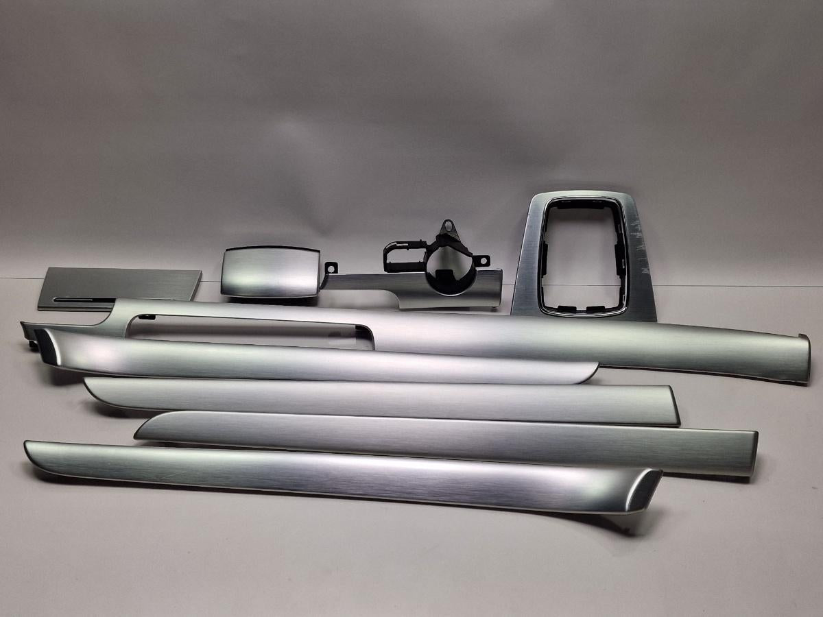 Ornamente trim interior aluminium brushed AUDI A4 III 8EC, B7 2004 - 2008 gri 8E1853190