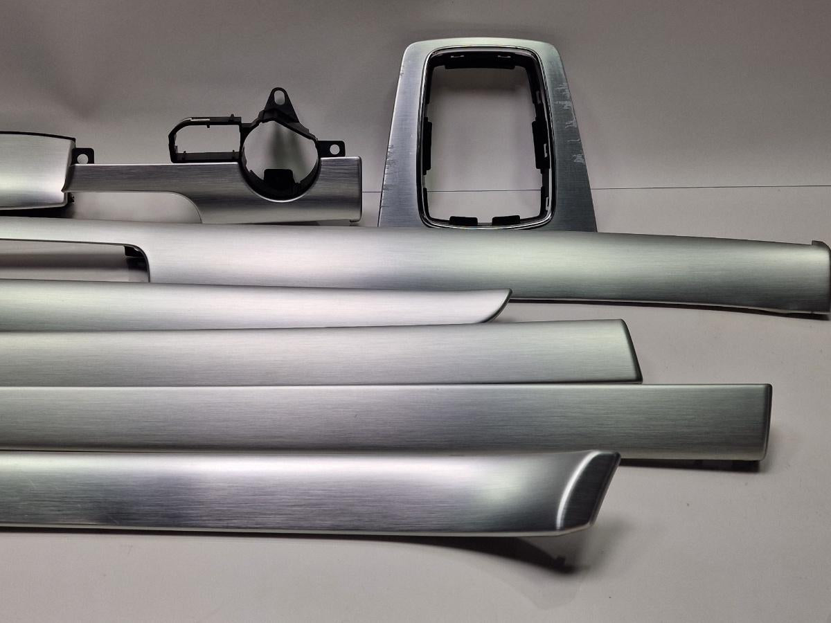 Ornamente trim interior aluminium brushed AUDI A4 III 8EC, B7 2004 - 2008 gri 8E1853190