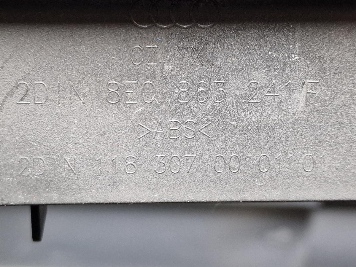 Consola centrala AUDI A4 III 8EC, B7 2004 - 2008 2.0 TDI BPW 2DIN 8E0863241F